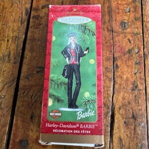 Hallmark Ornament Harley Davidson Barbie
